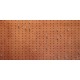 pegboard sheet H1.2m x W2.4m mesonite brown -
