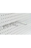 pegboard sheet H1.2m x W2.4m steel  white  -