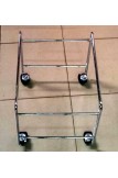 Hand Basket Stand with Wheels