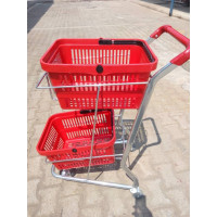 3-Tier Hand Basket Shopping Trolley